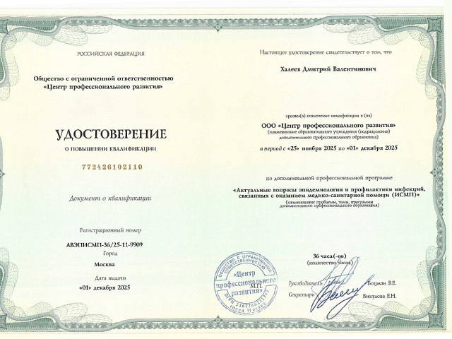 Халеев Дмитрий Валентинович